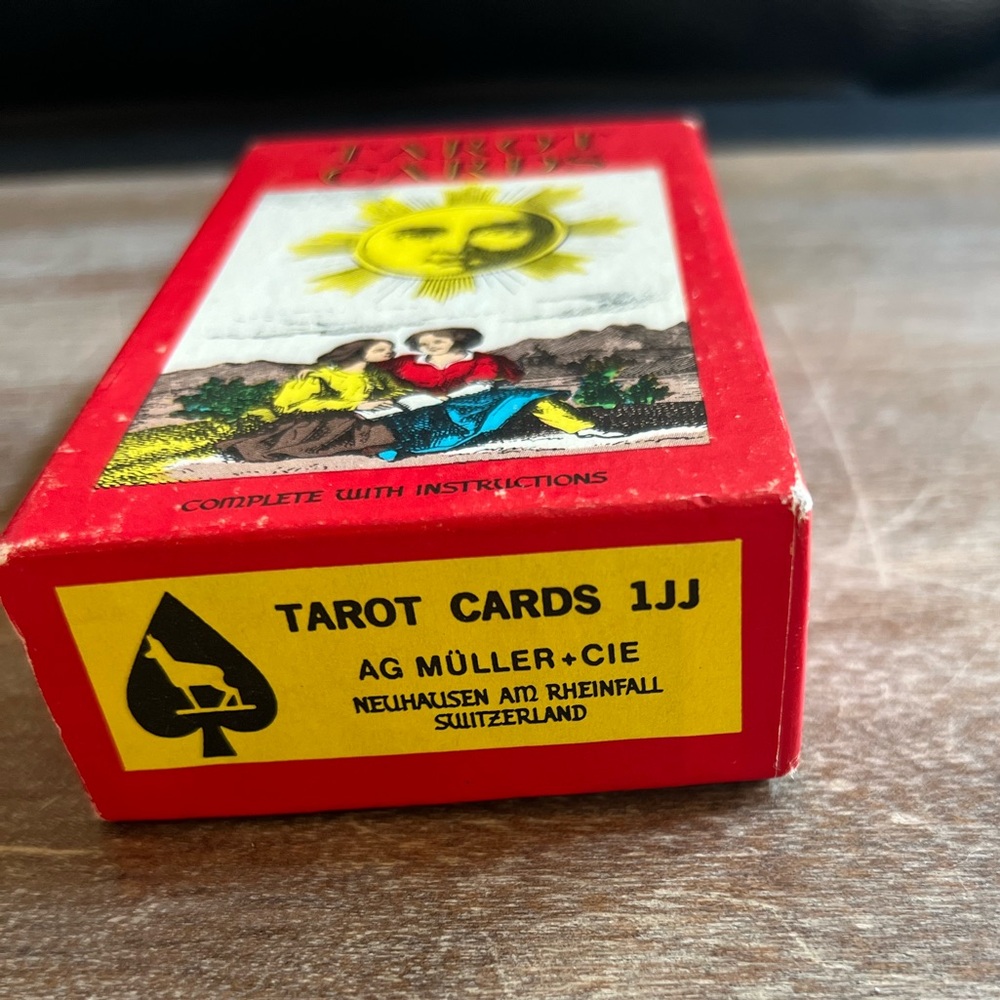 𝓥𝓲𝓷𝓽𝓪𝓰𝓮 𝓣𝓪𝓻𝓸𝓽 𝓒𝓪𝓻𝓭𝓼 1970 1JJ AG MÜLLER + CIE tarot - Picture 2 of 9